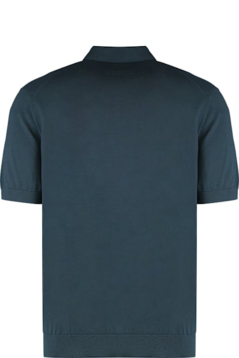 Zegna for Women Zegna Knitted Cotton Polo Shirt