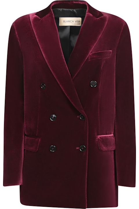C.P. Company for Kids C.P. Company Burgundy Velvet Jacket