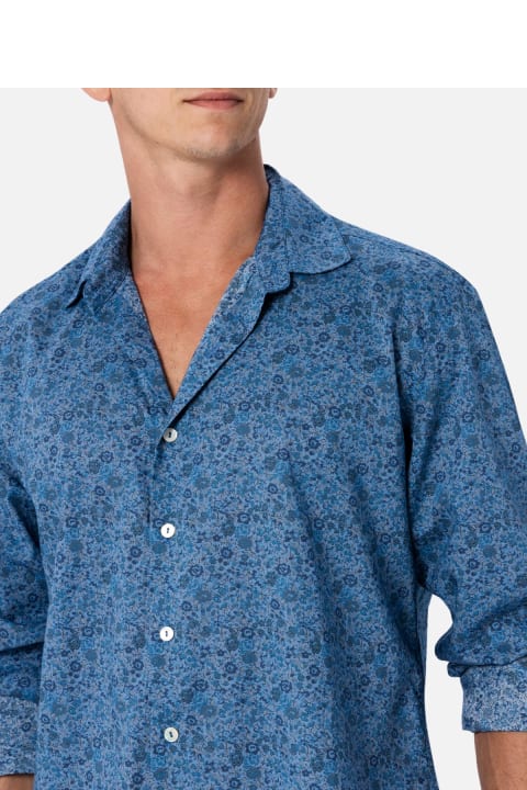 Homeware MC2 Saint Barth Man Emma 
Georgina Muslin Cotton Shirt Sikelia | Made With Liberty Fabric