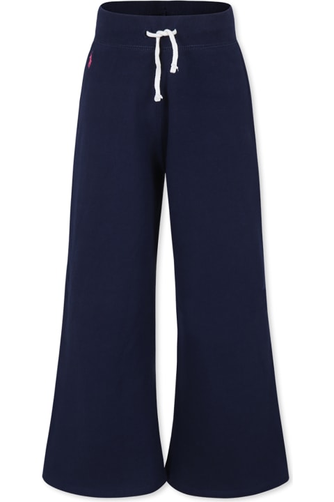 Homeware Ralph Lauren Blue Trousers For Girl With Horse