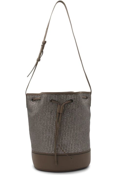 Bags Sale for Women Brunello Cucinelli Drawstring Bucket Bag