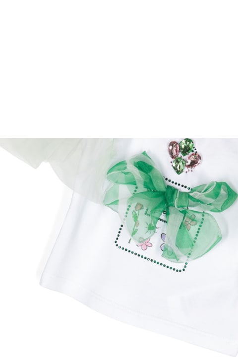 Miss Grant Topwear for Baby Boys Miss Grant T-shirt Con Maniche In Tulle