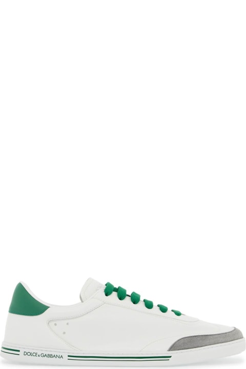 Dolce & Gabbana Sneakers for Men Dolce & Gabbana Leather Saint Tropez Sneakers In