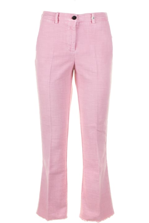 ウィメンズ Mythsのパンツ＆ショーツ Myths Women's Pink Trousers