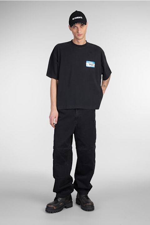 VETEMENTS Pants for Men VETEMENTS Jeans In Black Cotton