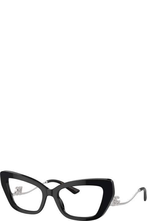 Dolce & Gabbana Eyewear Eyewear for Women Dolce & Gabbana Eyewear Dg3391b Linea Dg Crystal 501 Black/silver Glasses