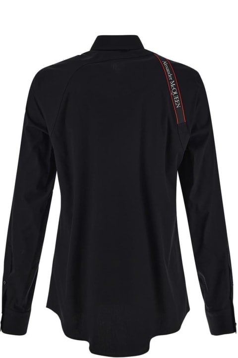 メンズ Alexander McQueenのシャツ Alexander McQueen Shirt With Harness Detail