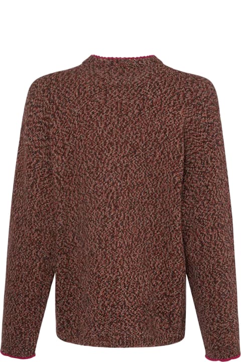 Sweaters for Men Dolce & Gabbana Logo Wool Blend Sweater
