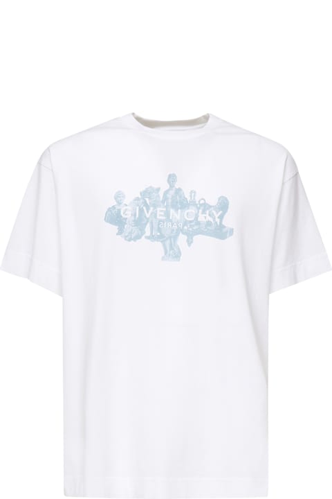 Fashion for Men Givenchy T-shirt With Front Print Logo