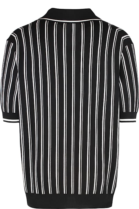 Dolce & Gabbana for Men Dolce & Gabbana Silk-knit Polo Shirt