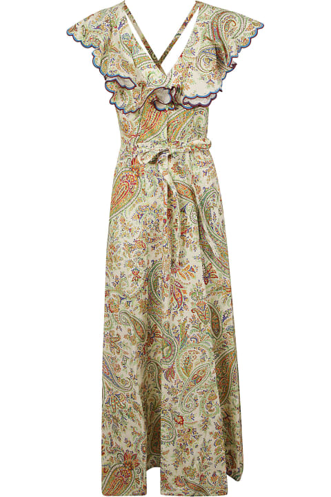 Homeware Etro Paisley Print Back Cross Strap Dress
