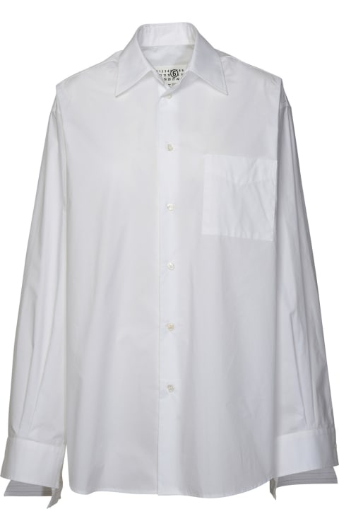 MM6 Maison Margiela for Women MM6 Maison Margiela White Cotton Shirt