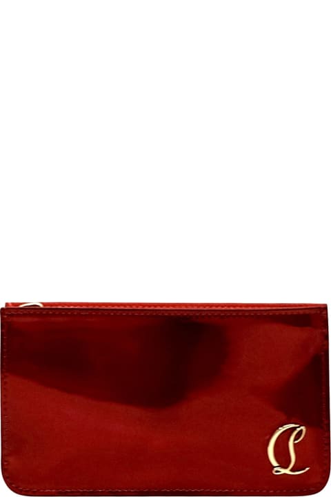 أدوات منزلية Christian Louboutin Christian Louboutin Loubi Patent Leather Loubi54 Zipped Cardholder