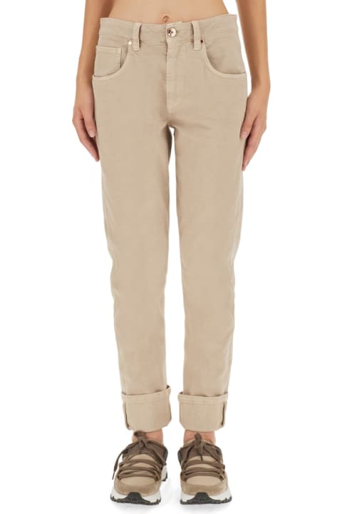 Brunello Cucinelli Pants & Shorts for Women Brunello Cucinelli Skinny Fit Jeans