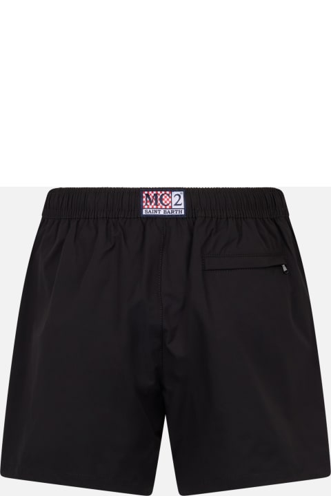Homeware MC2 Saint Barth Man Short-length Black Swim Shorts Master