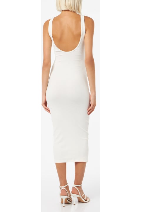 Homeware MC2 Saint Barth Woman Ribbed Cotton Jersey Tank Dress Jennifer