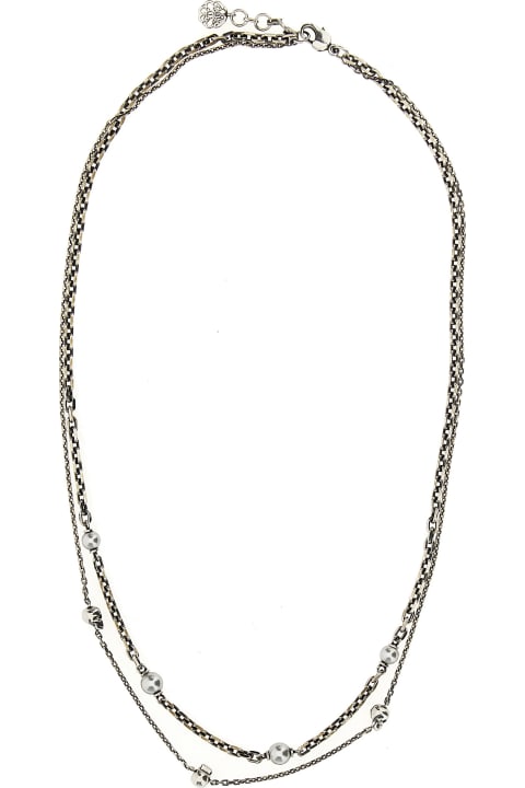 Alexander McQueen Necklaces for Women Alexander McQueen Pearly Skull Necklace