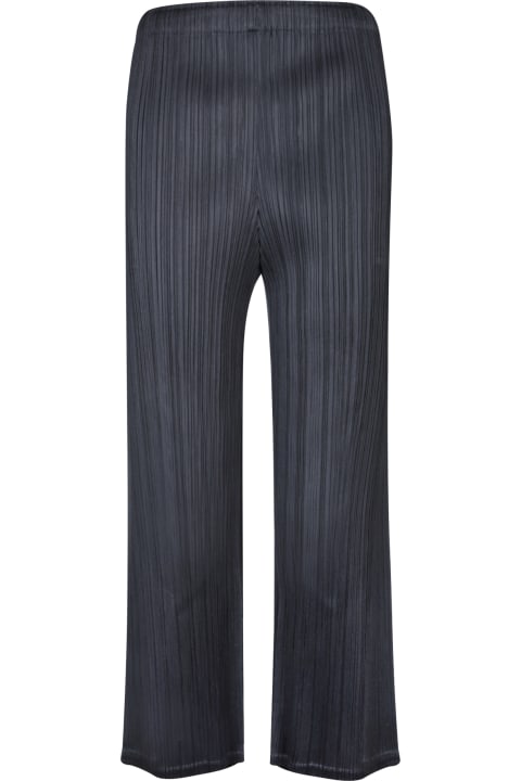 Issey Miyake Pants & Shorts for Women Issey Miyake Pleats Please Dark Grey Trousers