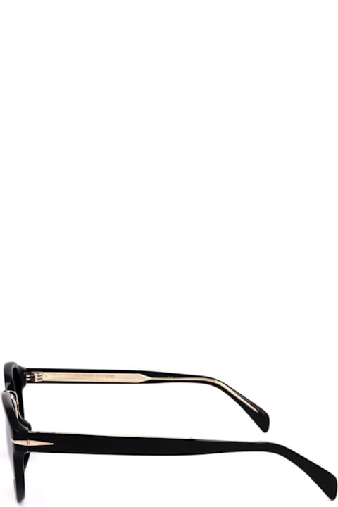 DB Eyewear by David Beckham Eyewear for Men DB Eyewear by David Beckham Db 1077/s2m2/ir Black Gold