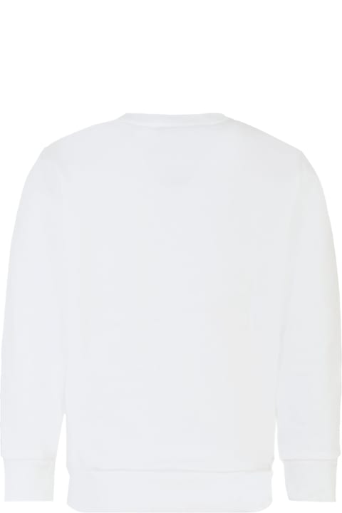 N.21 Men N.21 White Sweatshirt For Girl With Logo