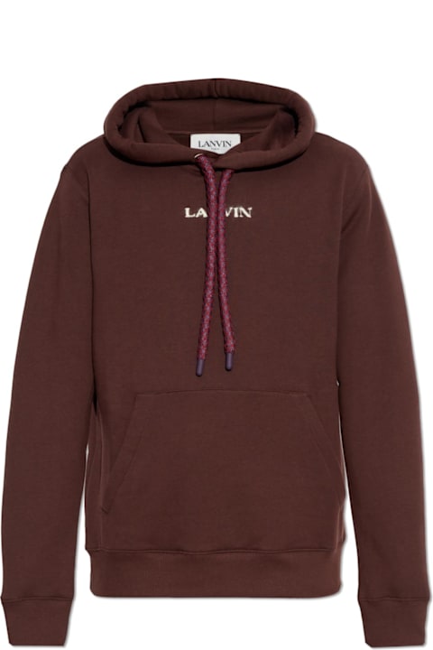 Lanvin سترات صوف وبدل رياضية لـ القسم الرجالي Lanvin Sweatshirt With Logo