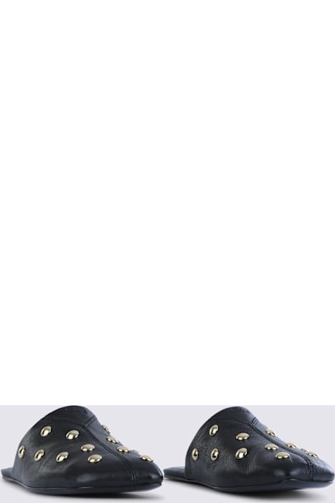 Chloé Black Leather Flats