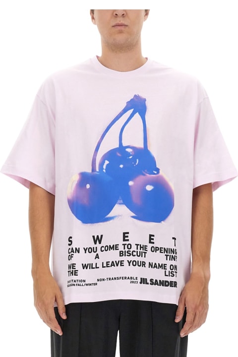メンズ Jil Sanderのトップス Jil Sander T-shirt With Print