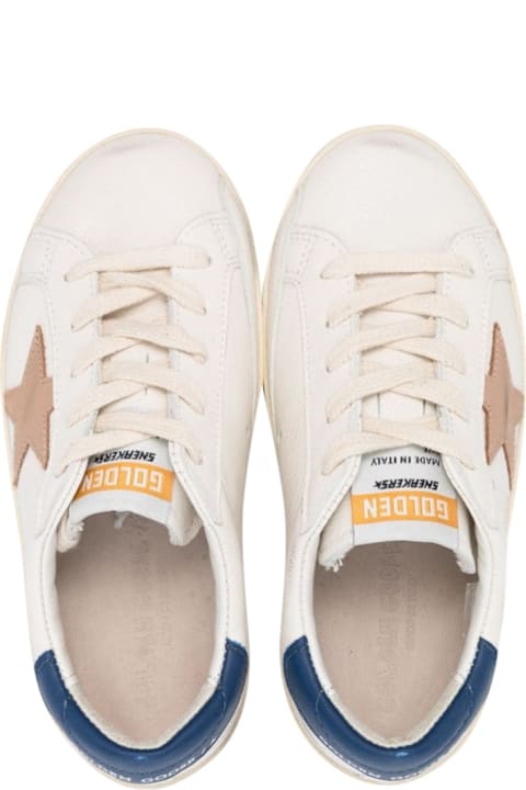 Golden Goose Shoes for Girls Golden Goose Super Star Nappa Leather Upper And List Nubuck Star Leather Heel