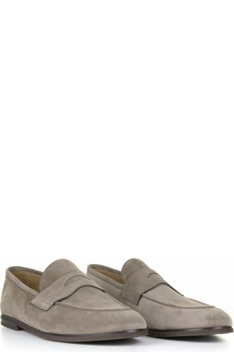 Barrett Loafers & Boat Shoes for Men Barrett Taupe Suede Moccasin