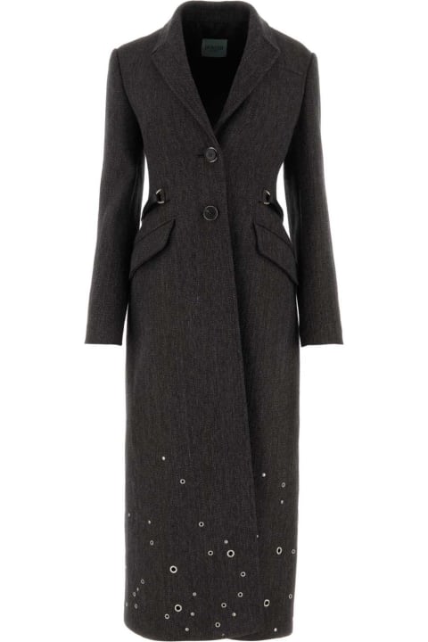 Durazzi Milano Coats & Jackets for Women Durazzi Milano Two-tone Wool Blend Coat