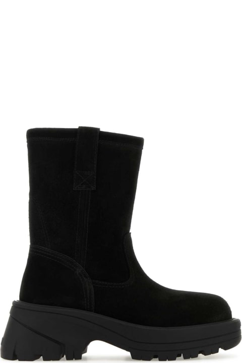 Boots for Men 1017 ALYX 9SM Black Suede Ankle Boots