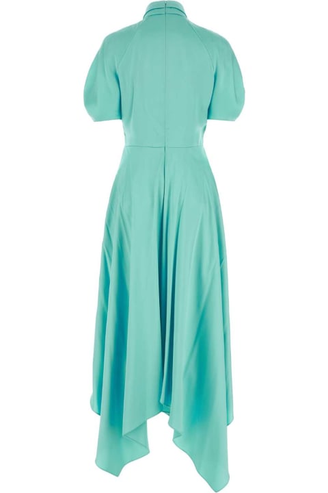 Fashion for Women Stella McCartney Sea Green Satin Dress
