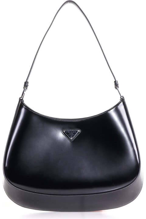 Cleo Shoulder Bag In Brushed Leather