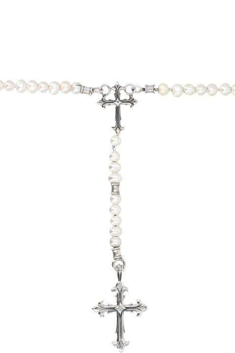 Pear Rosary Necklace