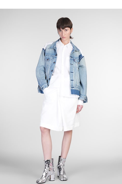Junya Watanabe for Women Junya Watanabe Shirt In Blue Cotton