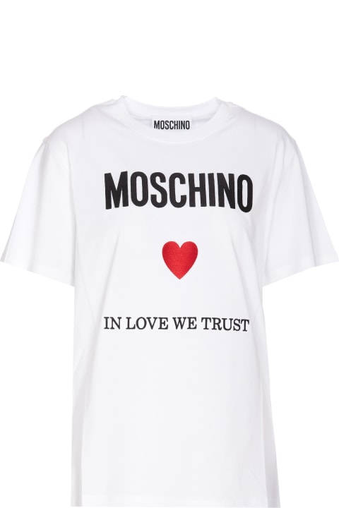 Moschino Women Moschino Love We Trust T-shirt