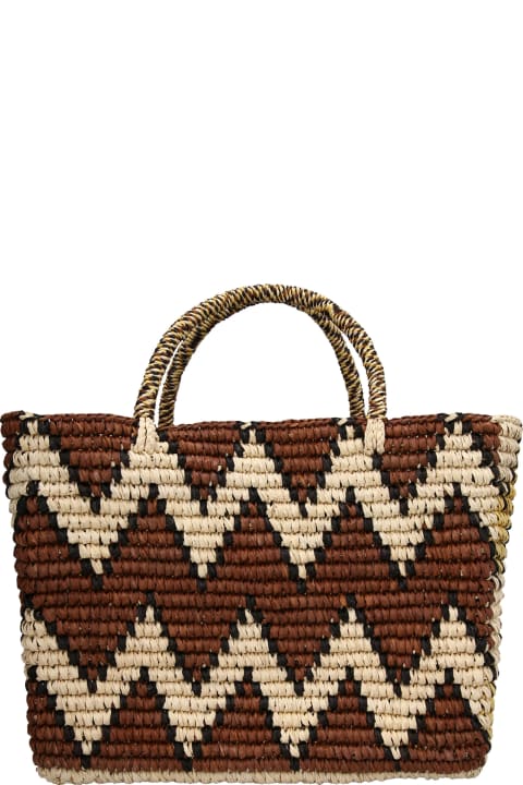 'split Personality Canasta' Handbag
