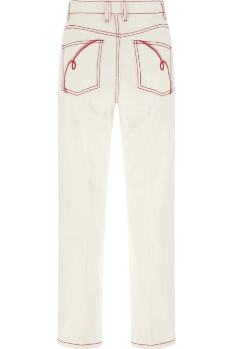 Tory Burch Pants & Shorts for Women Tory Burch White Denim Jeans