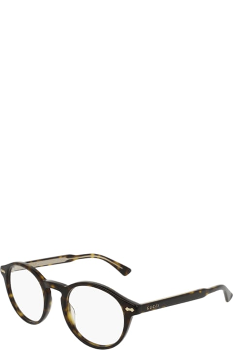 Gucci Eyewear نظارات لـ القسم الرجالي Gucci Eyewear Gg0127o002 Havana Havana Transpa