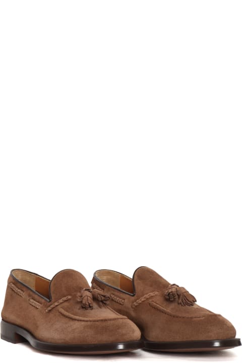 Doucal's Loafers & Boat Shoes for Women Doucal's Brown Leather Loafer