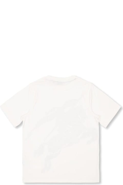 Sale for Girls Burberry Ekd-prined Short Sleeved Crewneck T-shirt
