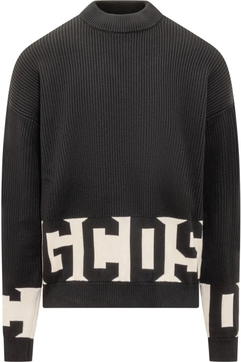 Sweaters for Men GCDS Sweater With Logo