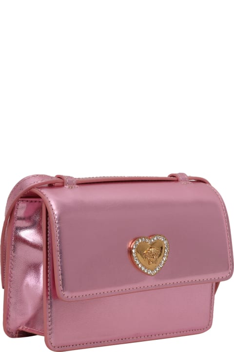 Versace Accessories & Gifts for Girls Versace Versace Pink Metallic Bag