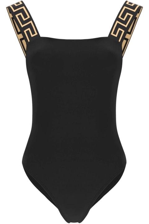 Versace Sale for Women Versace One-piece Swimsuit With Greek Border