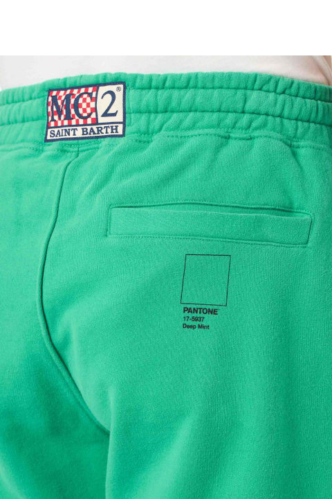 MC2 Saint Barth for Men MC2 Saint Barth Grass Green Track Pants | Pantone Special Edition