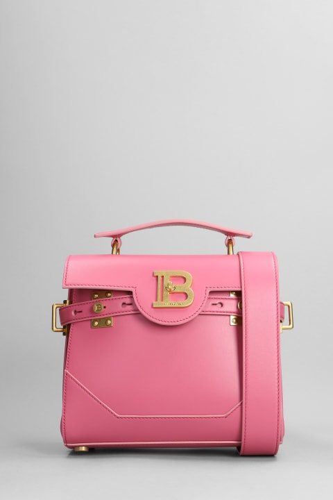 Bbuzz 23 Hand Bag In Rose-pink Leather
