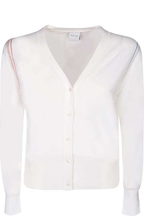 Paul Smith for Women Paul Smith Buttoned Multicolor/white Cardigan