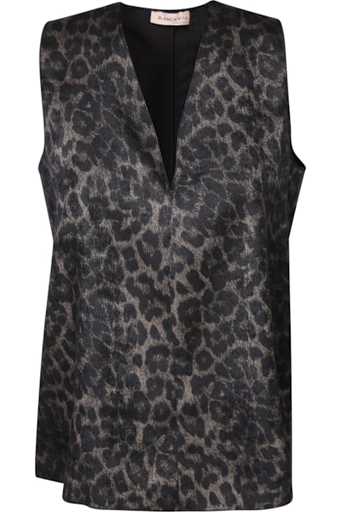 Blanca Vita Clothing for Women Blanca Vita Tamaya Animalier Top