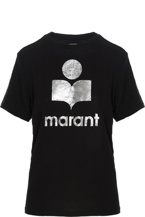 Marant Étoile for Women Marant Étoile Zewel T-shirt With Metallic Logo Print