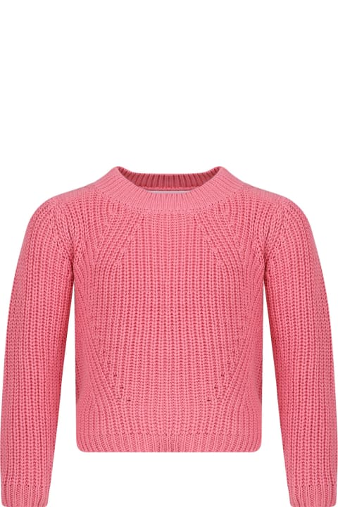 Sweaters & Sweatshirts for Girls Molo Fuchsia Sweater For Girl
